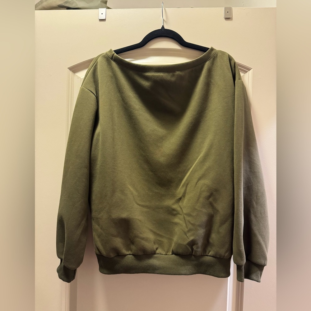 Olive Green Women's Two Piece Set